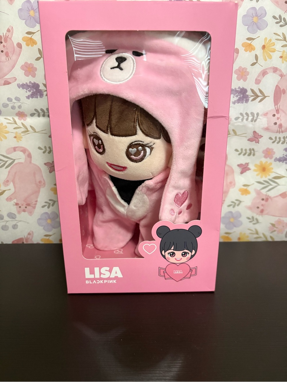 Blackpink Lisa Kill This Love plush doll with costume. Collectible. Preowned